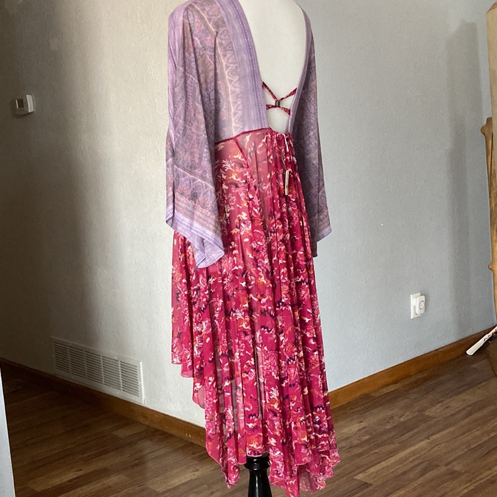 Free People sheer mesh dress Sz XS